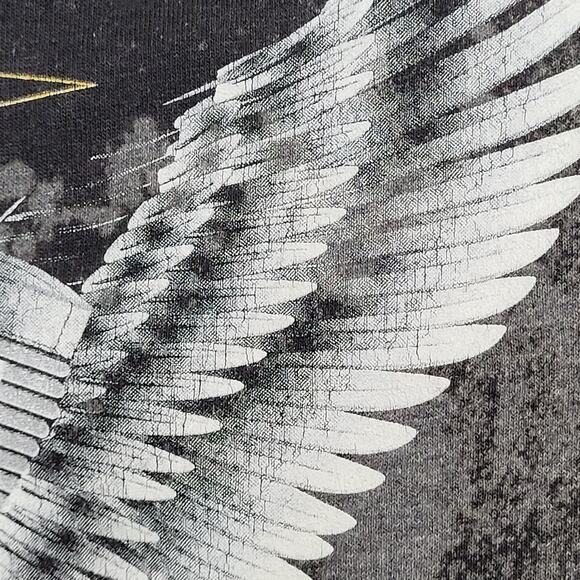 Vintage 1998 Lacona Bike Rally Shirt XL 24x26 Bleached Lion - Picture 10 of 15